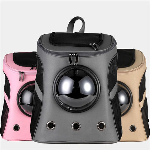 FatCat Backpack carrier with space capsule bubble