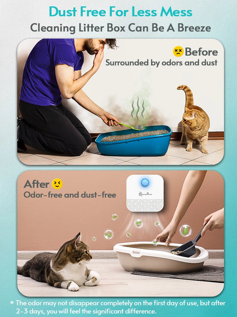 DownyPaws Smart Cat litter box oder purifier