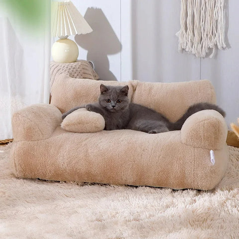 Royal Haven plush cat sofa